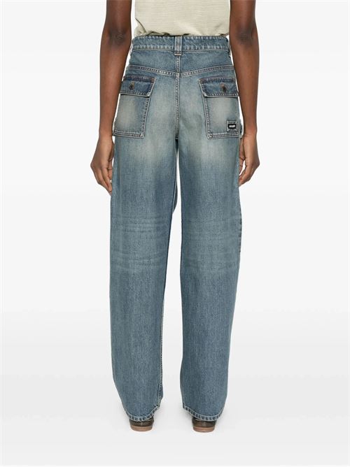 Jeans cargo MIU MIU | GWP603183CF0013